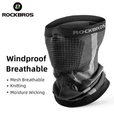 【CC】 ROCKBROS Hiking Scarves Cycling Face Men Protection Windproof Bandana Motorcycle Electric Accessories