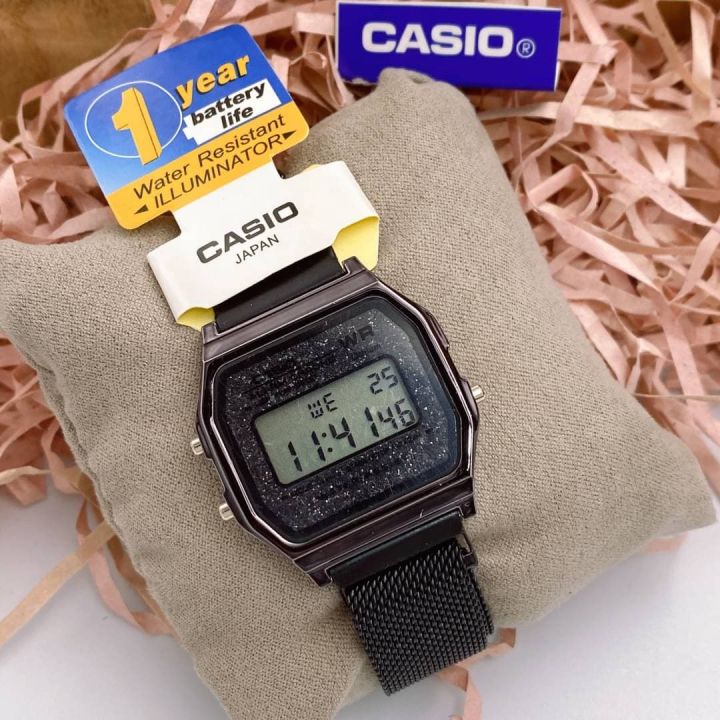 casio-สายแม่เหล็ก-หน้าเพชร-ราคาพิเศษ