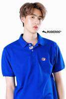 Rudedog เสื้อโปโลชาย/หญิง สีน้ำเงิน รุ่น Rectangular (ราคาต่อตัว)