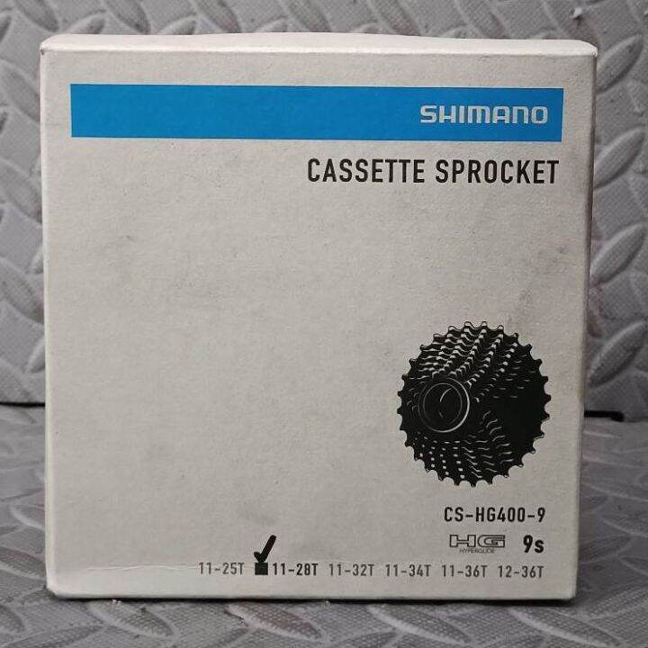 SHIMANO CASSETTE SPROCKET CS HG400 9 CS HG500 10 ORIGINAL PRODUCT OF