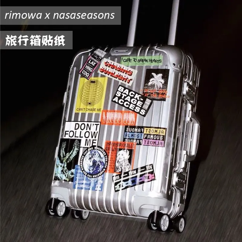Original RIMOWA Rimowa Large Suitcase Stickers Luggage Trolley Case  Aviation Check-in Suitcase Decorative Waterproof