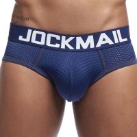 JOCKMAI Underwear Men Briefs Mesh Cuecas Masculinas Quick-drying Calzoncillos Hombre Slip Sous Vetement Pack Majtki Meskie New