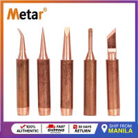 Metar 5pcs Pure Copper Lead-free 900M-T-K Soldering Iron Tip for Soldering Rework Station