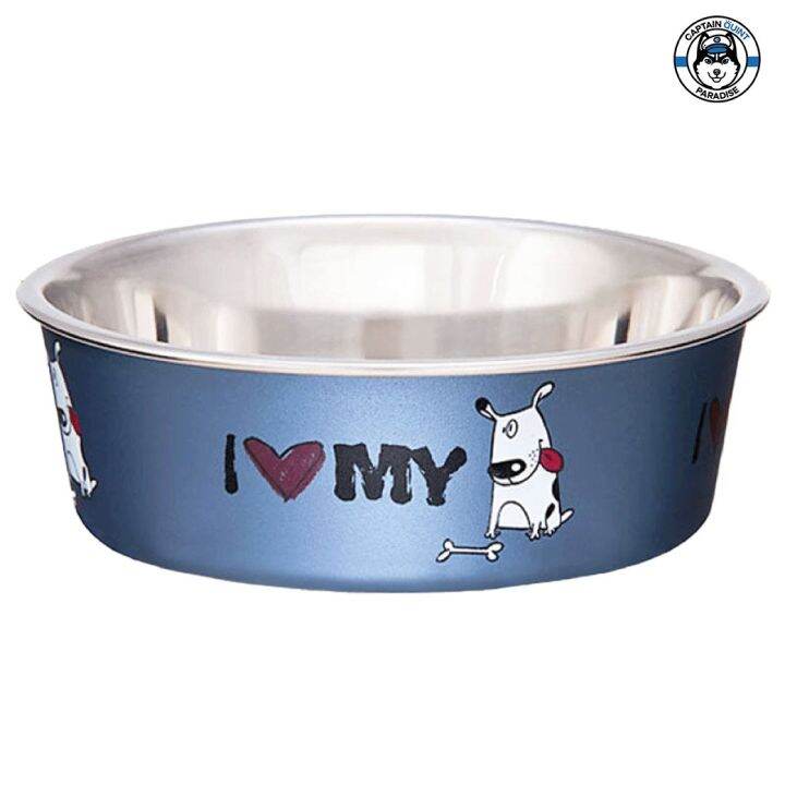 ชามอาหารสัตว์เลี้ยง-loving-pets-bella-bowls-ที่มีฐานยางชิลิโคน