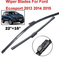 Wiper LHD &amp; RHD Front Wiper Blades For Ford Ecosport 2013 2014 2015 2016 2017 Windshield Windscreen Front Window 22+16