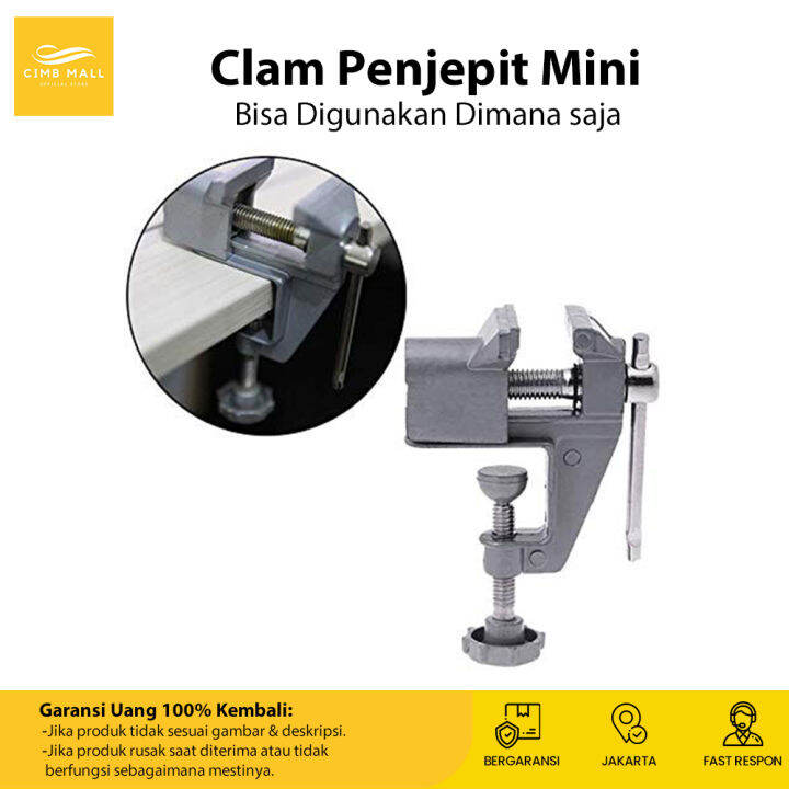 Clamp Capit Meja Alat Penjepit Kayu Ragum Mini Catok Meja Clam Penjepit Besi Kayu Meja Alat