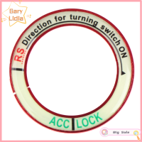 แกรี่ลิเดียพวงกุญแจเรืองแสงสติกเกอร์รถ1ชิ้นสวิตช์ป้องกันการตกแต่งสไตล์สติกเกอร์เรืองแสงวงแหวนกุญแจเรืองแสงอัตโนมัติ