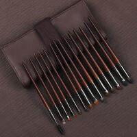 ZY23 ชุดแปรงแต่งตา eye brush set 14 ชิ้น ขนสัตว์แท้