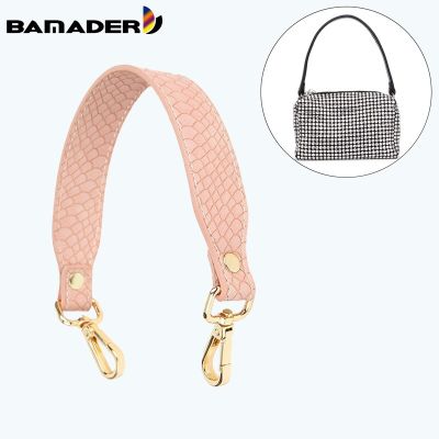 BAMADER Short handbag Hand wrist strap Snake pattern leather bag Shoulder strap o bag handles Woman accessories for bags part