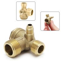 3-Way Unidirectional Check Valve Connect Pipe Fittings Zinc Alloy High Quality Air Compressor Replacement Check Valve