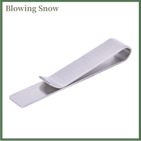 Blowing 1PC Men Tie CLIP สไตล์คลาสสิกเรียบง่ายชายธุรกิจเนคไทสแตนเลสคลิป