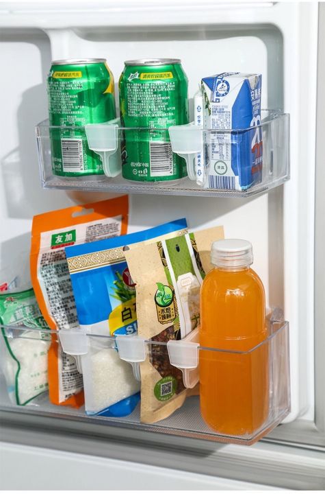 all-easy-shopที่กั้นตู้เย็น-จัดระเบียบตู้เย็น-แบ่งช่องในตู้เย็น-จัดระเบียบในตู้เย็น-อุปกรณ์แบ่งช่องเก็บตู้เย็น-ปรับได้