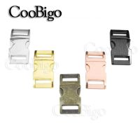 5pcs Curved Metal Side Release Buckle Paracord 550 Bracelet Belt 15mm Webbing Dogs Collar Backpack Strap Bag Accessories