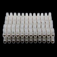 ▣✠◈ 10pcs Screw Terminal Barrier Connector Electrical Wire Connection 12 Position Barrier Terminal Strip Block 5A Drop Shipping