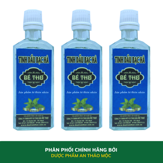 Tinh dầu bạc hà hiệu bé thơ.chăm sóc toàn diện cho cơ thể. chai nguyên - ảnh sản phẩm 5