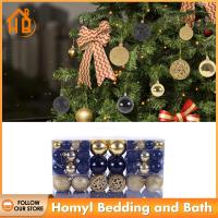 Homyl ลูกบอลคริสมาสต์ตกแต่งเครื่องประดับ Xmas ต้นไม้100ชิ้นสำหรับระเบียงพวงหรีดฤดูหนาว