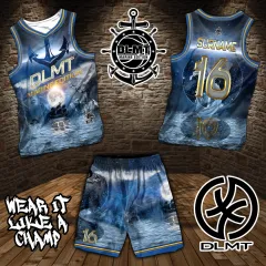 z459L  Vikings Ladies Full Dye Sublimation Basketball Set