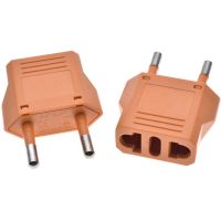 【Factory-direct】 kgcwmw (Pack 5) EU Plug Converter Europlug Adapter เปลี่ยน US, Swiss, Plug Max 6A AC250V