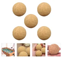 MOVTOTOP 5Pcs Table Football Cork Balls Table Soccer Table Soccer Accessory