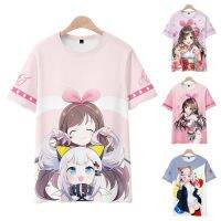 VTuber Kizuna AI T-Shirt for Adults/Teens Unisex Casual Loose Style