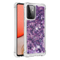 Samsung Galaxy A72 5G Case, Glitter ผู้หญิงของเหลวไหลประกายเงางาม Soft เคส TPU กันกระแทกสำหรับ Samsung A52 4G 5G, Samsung A42 5G, Samsung A32 5G,samsung A71 4G 5G, Samsung A02S