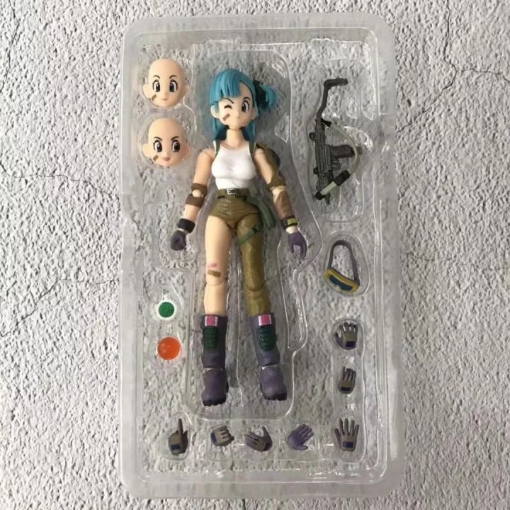 zzooi-dragon-ball-anime-action-figure-bulma-mfg-series-shf-soldier-accessories-statue-pvc-doll-collectible-model-child-toy-xmas-gifts