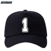 Summer New Fun Number 1 Printed Baseball Cap Cotton Men Adjustable Snapback Hat For Women Hip Hop Sun Caps