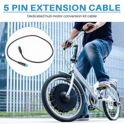 Electric Bicycle Ebike 5 Pin Display Extension Cable Connector for Bafang Mid Motor BBS01/BBS02/BBSHD