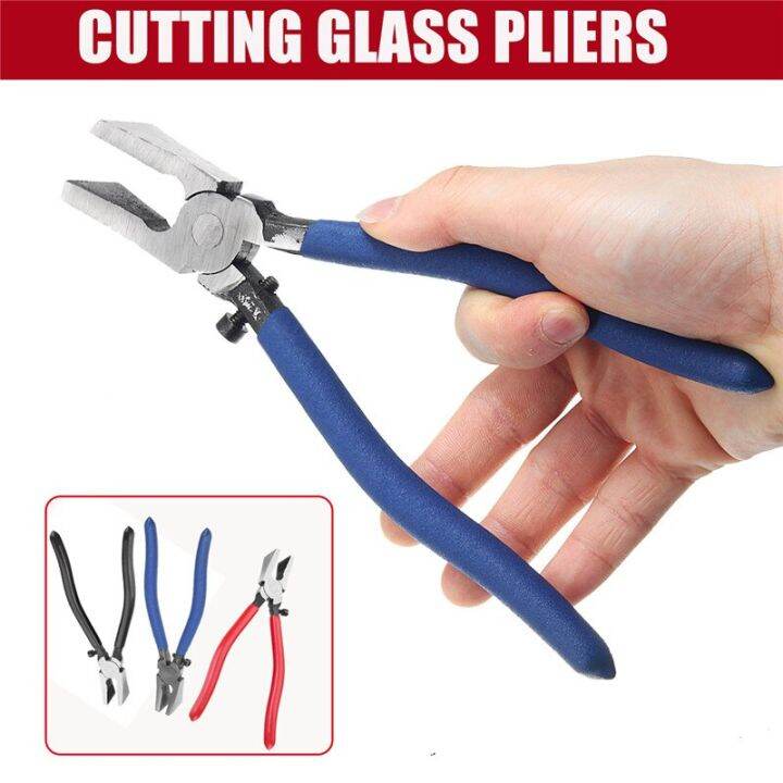 1PCS Nonslip Handle Breaking/Cutting Glass Pliers Stained Glass Tools