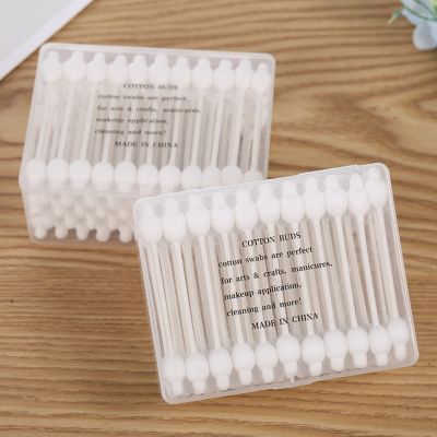 ✵ 110 Pcs Baby Cotton Swabs Cleaning Double-Headed Disposable Rod Newborn Sticks