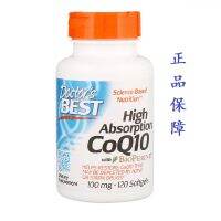 The Doctor S อัตราการดูดซึมสูงที่ดีที่สุด CoQ10พริกไทยดำผลไม้100 Mg120 Grain Soft Capsule