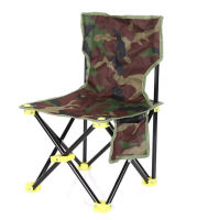 33*53cm Fishing Chair Multifunctional Foldable Portable Camp Chair with Backrest for Outdoor Picnic Barbecue Fishing Home Party