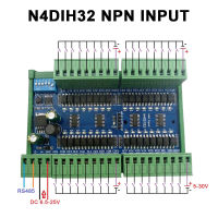 DC 1224โวลต์32CH O Ptical แยกราง DIN RS485อินพุตควบคุมโมดูล PNP NPN สวิทช์สะสมดิจิตอล RS485 Modbus RTU โมดูล