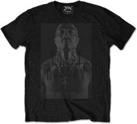 Tupac Mens Trust Nobody T-Shirt Black