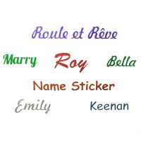 hot！【DT】✥❆  1PCS Vinyl Name Stickers Personalized Label Custom Cut Sticker Childrens Stationery Tags Necessities Labels