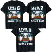 Son Boy ตลก Gamer 6th 7th 11th 6,7,11 ปีวันเกิดเสื้อยืด Gaming Lover วันเกิด Graphic Tee Born In 2016,2017,2012 Tops