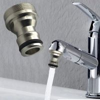 1/2 Inch M24xF22 Basin Kitchen Faucet Fine Thread Nipple Adapter Connector Garden Hose Tap Connector Water Pipe Adapter