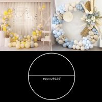 1.5M Circle Balloon Stand Ring Ballon Arch DIY Wreath Frame Wedding Baby Shower Birthday Party Decor Baloon Accessories Holder