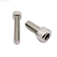 ✁✶ 5/10/50pcs DIN912 M1.4 M1.6 M2 M2.5 M3 M4 M5 M6 M8 A2-70 304 Stainless Steel Allen Hexagon Hex Socket Cap Head Screw Bolt