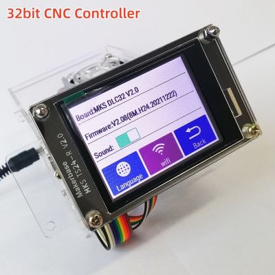 【HOT】۞ board 32bit controller ESP32 DLC32 acrylic box case CNC3020 MAX replacement parts 3018 pro offline monitor