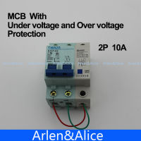 【❉HOT SALE❉】 daijiao93929 2P 10a 400V ~ 50Hz/60Hz Vmn Mcb พร้อมระบบเบรกเกอร์วงจรป้องกันมากกว่าแรงดันไฟฟ้าและแรงดันไฟฟ้าภายใต้