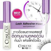 Cosluxe Lash Adhesive White Waterproof (1ml) : คอสลุค กาว กาวติดขนตาปลอม กาวติดขนตา x 1 ชิ้น