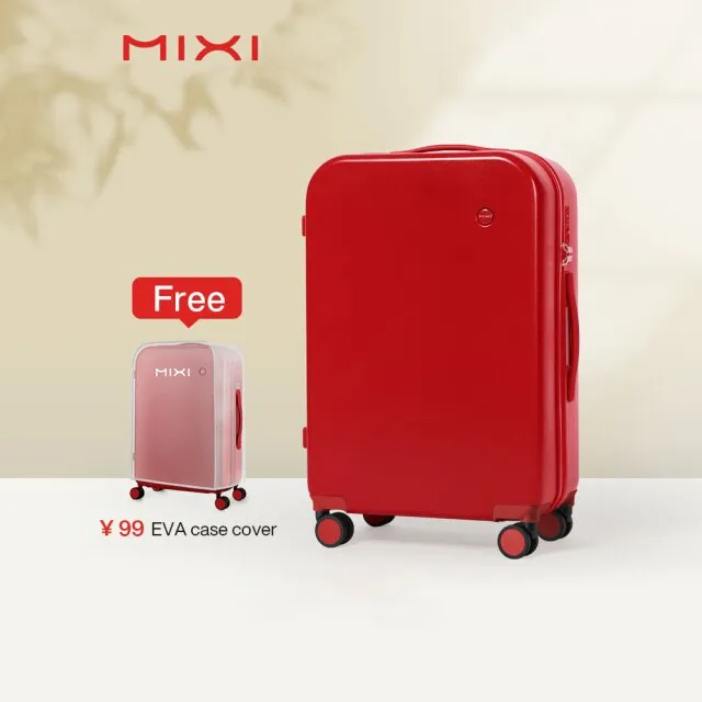 Mixi Puristic Design Travel Luggage Rolling Wheels Hardside Women ...