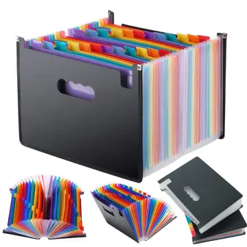 Multilayer File Folder Waterproof Document Organizer Bag Stationery Storage  Case