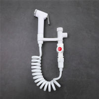 Hot Selling ABS Portable  Sprayer Set Handheld Toilet Bidet Retractable  Hose Adapter Free Mounting Bracket Switch Cleaning Tool Bidets