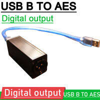 USB อินเตอร์เฟสดิจิตอล USB B เพื่อ AES เอาท์พุทดิจิตอล16bit 32Bit / 44.1K-48KHz ในเวทีผสมเสียงสนับสนุน Win10 Mac/linux Android