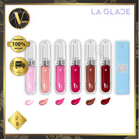 (ใหม่ !) La Glace Icy Glaze Gloss ลา กลาส ไอซี่ เกลซ กลอส 2 g. (มี 6 สี) ลิปกลอสปากฉ่ำ ลิปกระเบื้องเคลือบ