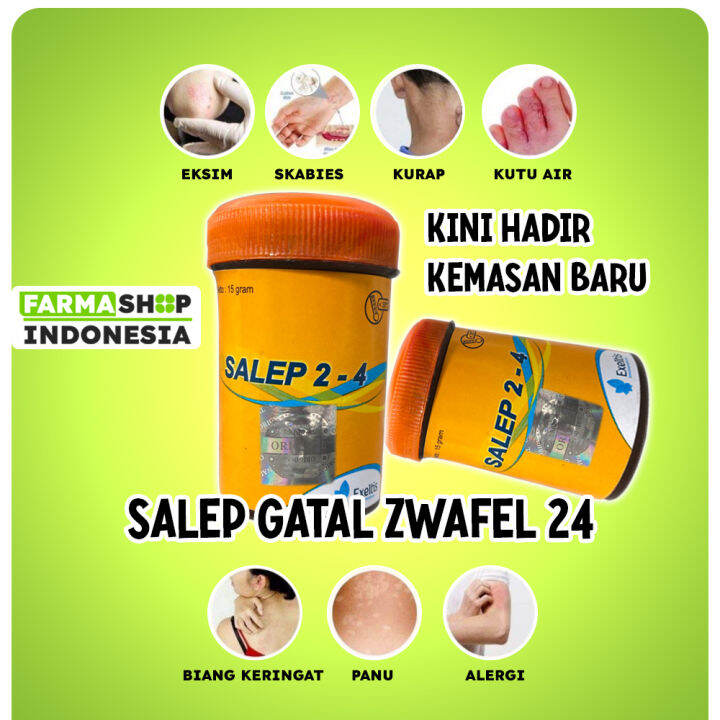 Salep Gatel Zwafel 24 Ori Kemasan Baru Krim Gatal Zwapel Original