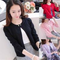 Korean-style Thin Jacket New Style Short Knitted Small Shirt