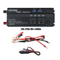 อินเวอร์เตอร์12V 220V 600W 1200W 2000W เครื่องแปลงไฟปลั๊ก EU ช่องเสียบ3AC 4 USB อินเวอร์เตอร์เครื่องแปลงไฟไฟฟ้าในรถยนต์12V 220V